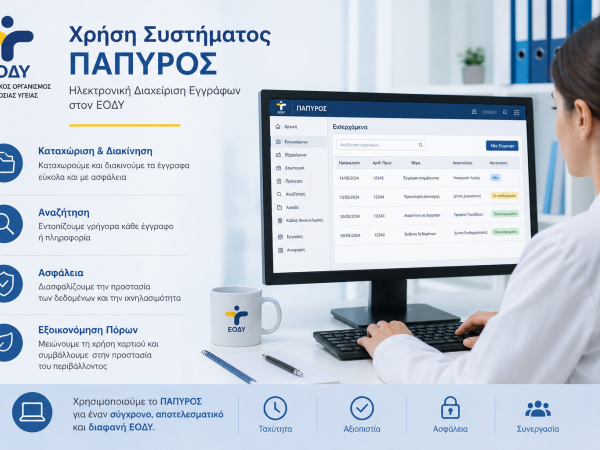 ΕΠ5 Εκπαίδευση στη χρήση του συστήματος ΠΑΠΥΡΟΣ
